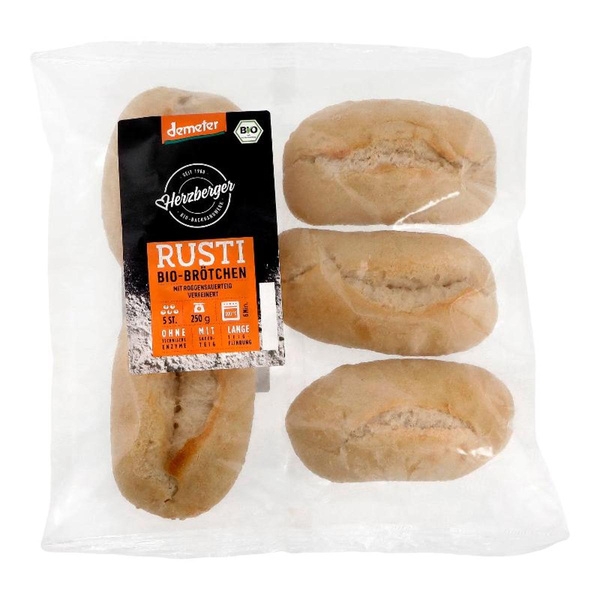 Produktfoto zu Demeter Rusti 5er Beutel Aufbackware, 250g