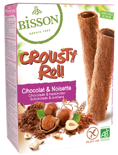 Produktfoto zu Crousty Roll - Keksrolle mit Schokolade & Noisette