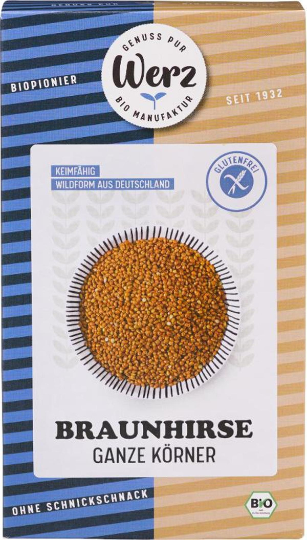 Produktfoto zu Braunhirse ganz keimfähig gf 500g
