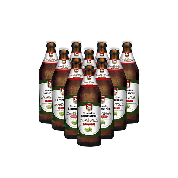 Produktfoto zu Lammsbräu Dunkle Weiße -alkoholfrei- 10x0,5l