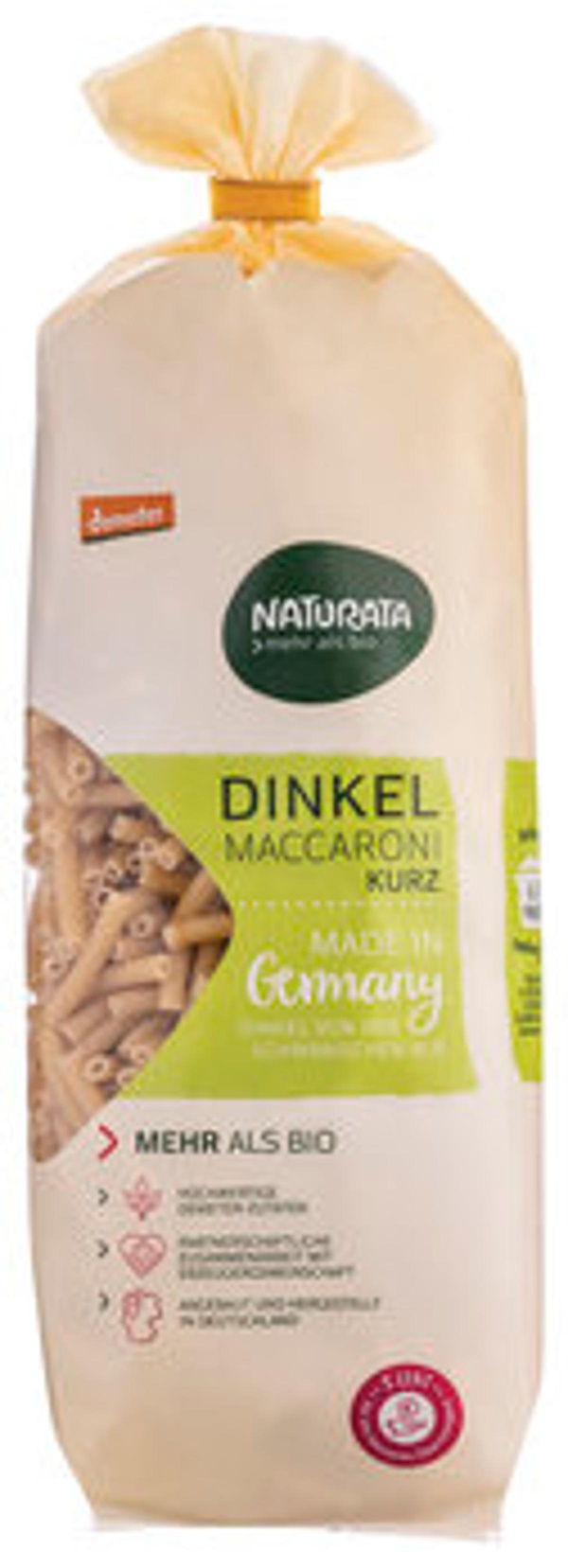 Produktfoto zu Dinkel Maccaroni kurz, hell