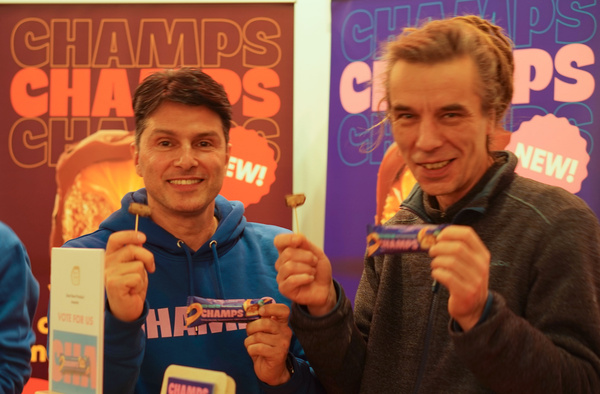 Felix am Champs-Messestand auf der Biofach