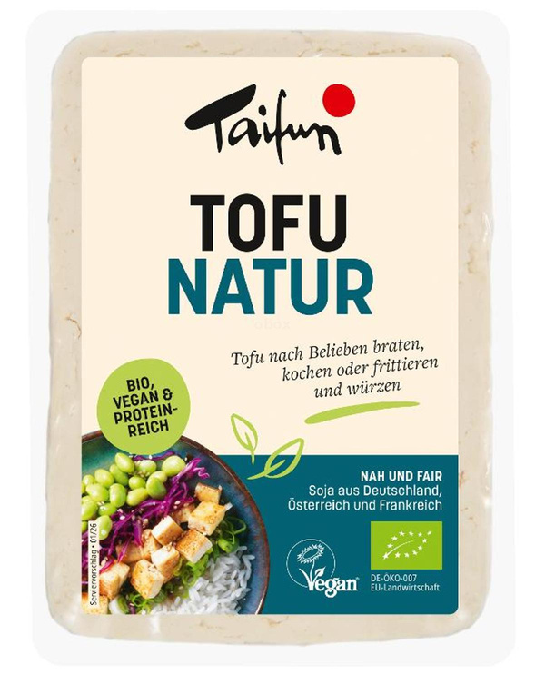 Produktfoto zu Tofu Natur Taifun 200g
