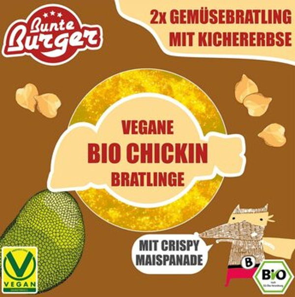 Produktfoto zu Burger Bratling Chickin Vegan
