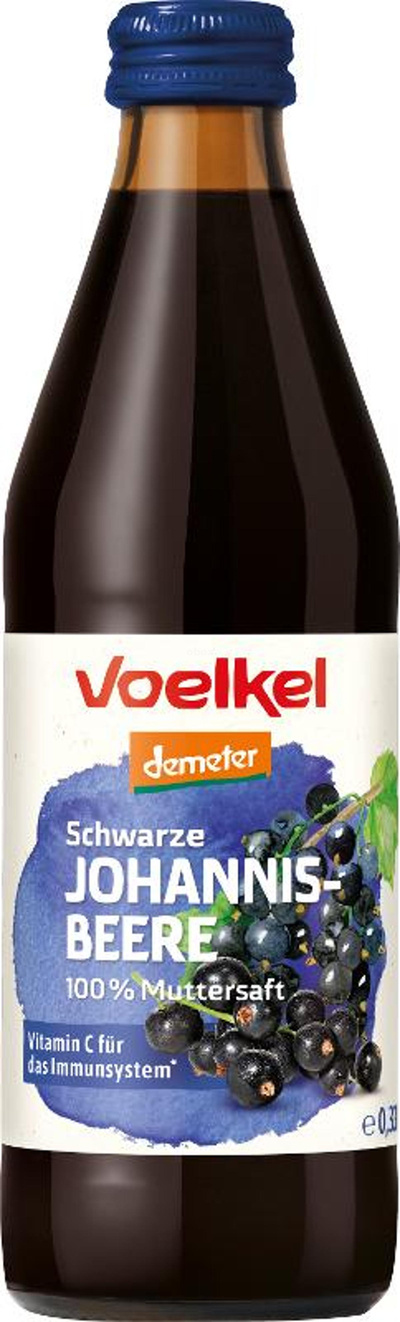 Produktfoto zu Schwarze Johannisbeere, 100% Muttersaft
