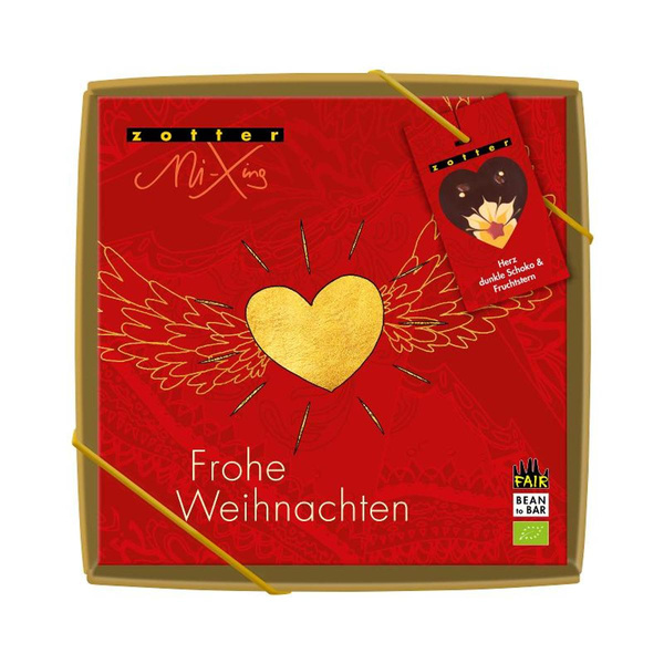 Produktfoto zu MiXing Herz dunkle Schoko & Fruchtstern