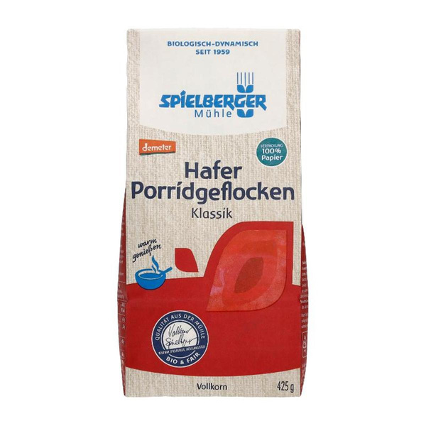 Produktfoto zu Hafer Porridgeflocken Klassik, Vollkorn Demeter