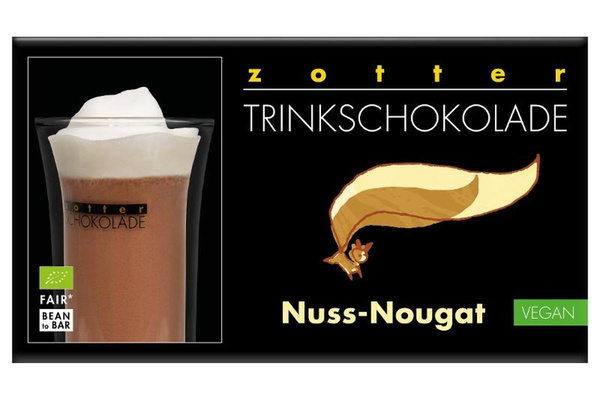 Produktfoto zu Trinkschokolade Nuss-Nougat von Zotter