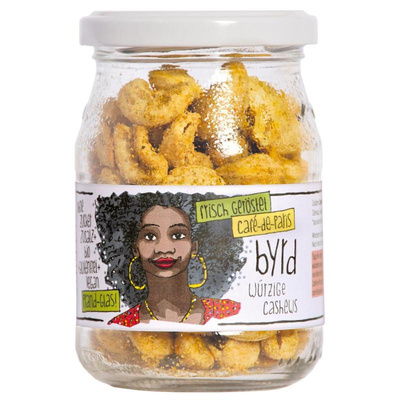 Produktfoto zu Byrd - gerö. Cashews Caf‚ de Paris (kl. Pfandglas)