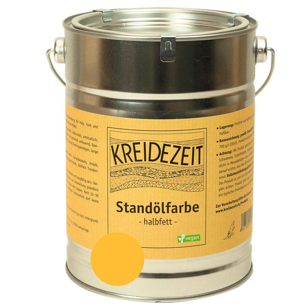Produktfoto zu Standölfarbe halbfett 2,5l -gelb-