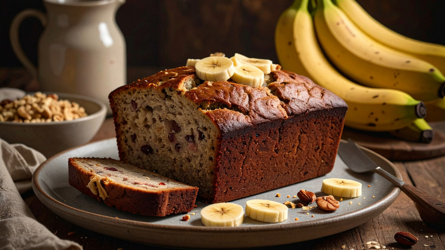 Rezeptbild für Veganes Bananenbrot