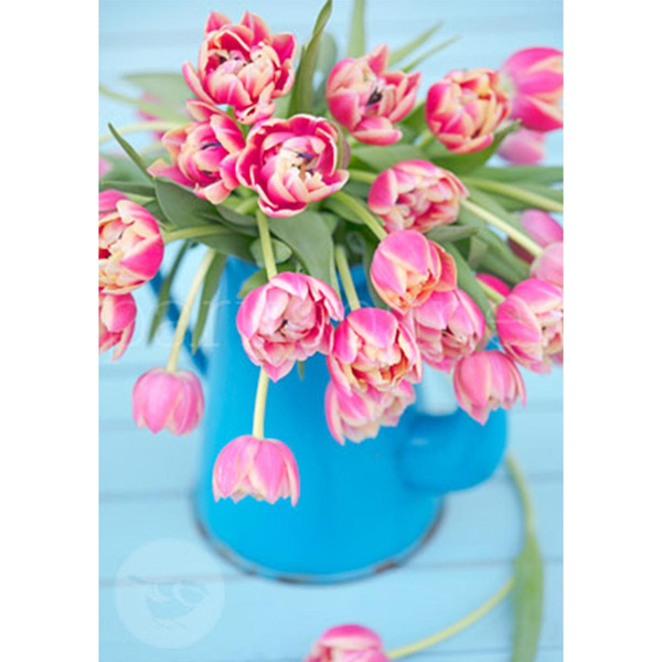 Produktfoto zu Postkarte Tulpen vom Markt II
