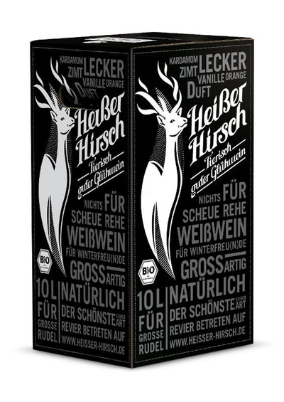 Produktfoto zu HEISSER HIRSCH BIB weiß 10L