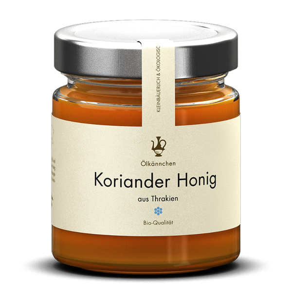 Produktfoto zu Ölkännchen Korianderhonig, Thrakien BG 280g