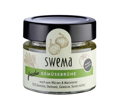 Produktfoto zu Gemüsebrühe, roh und hefefrei SweMa 85g