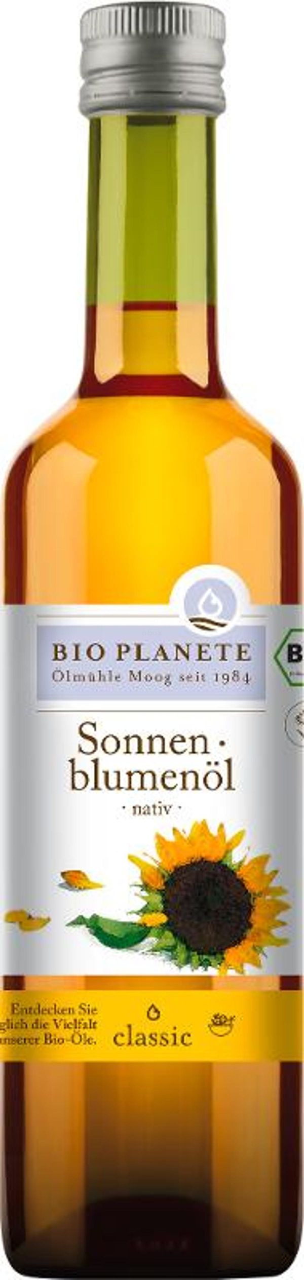Produktfoto zu Sonnenblumenöl nativ 0,5l