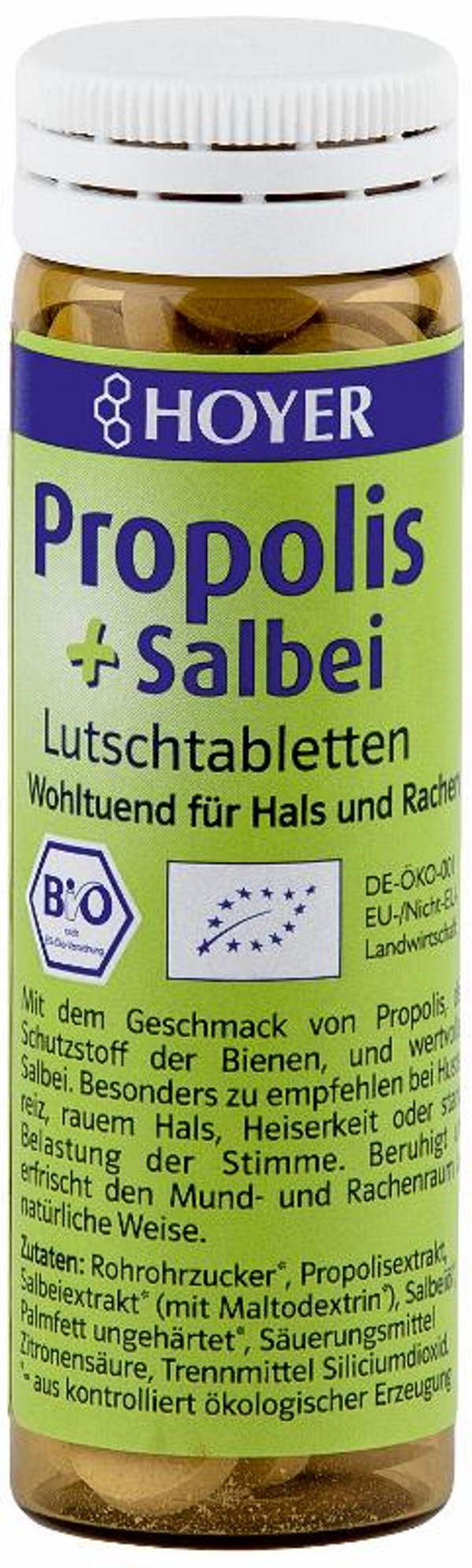 Produktfoto zu Propolis Salbei Lutschtabletten 30g