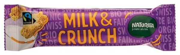 Produktfoto zu Milk & Crunch Schokoriegel, Fairtrade