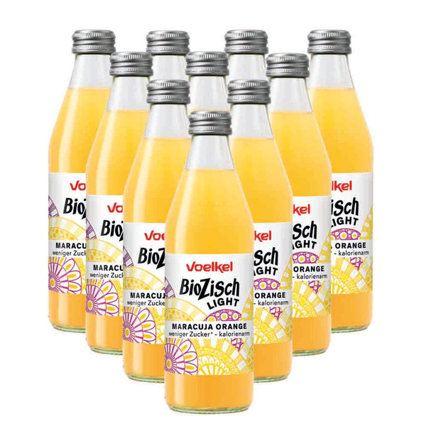 Produktfoto zu BioZisch Leicht Maracuja Orange 10x0,33l
