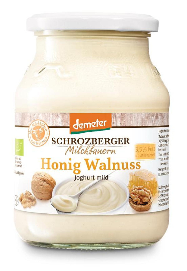 Produktfoto zu Joghurt Honig-Walnuss 3,5%