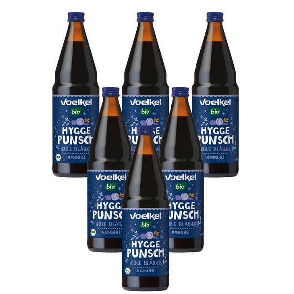 Produktfoto zu Hygge Punsch - Apfel-Blaubeere, Alkoholfrei Kiste 6x 0,75l