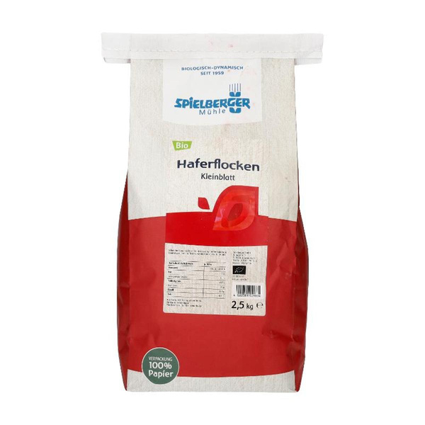 Produktfoto zu Haferflocken Kleinblatt 2,5kg Tüte
