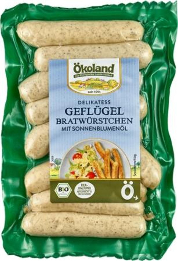 Produktfoto zu Delikatess Geflügelbratwürstchen (9St.) 180g