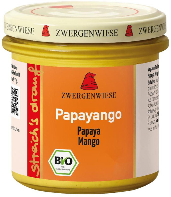 Produktfoto zu streichs drauf - Aufstrich Papayango 135g