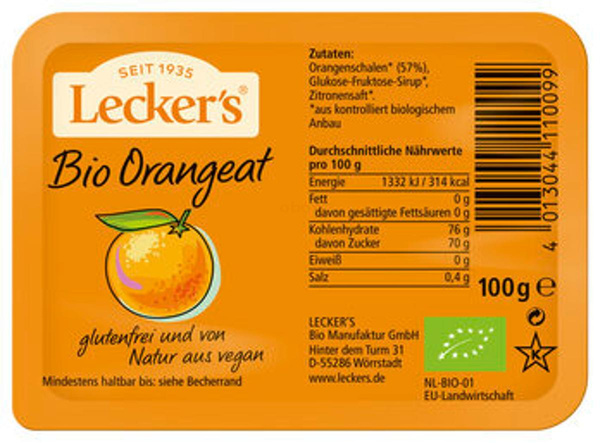 Produktfoto zu Orangeat 100g