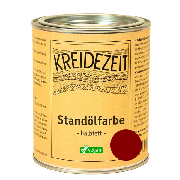 Produktfoto zu Standölfarbe halbfett 0,75l -ochsenblutrot-