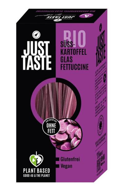Produktfoto zu Lila Süsskartoffel Fettuccine glutenfrei