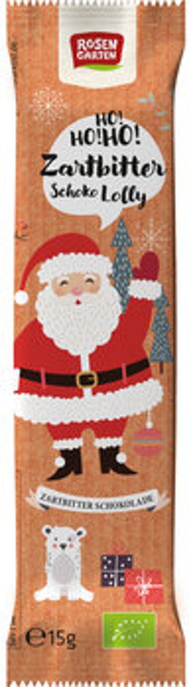 Produktfoto zu Nikolaus Lolly Zartbitter 15g