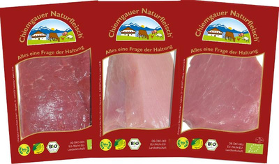 Produktfoto zu Fondue-Fleisch Rind_Schw._Pute,300g Stücke Fleisch je Sorte