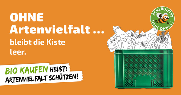 Kampagnenbanner der Aktion Ackergifte? Nein danke!