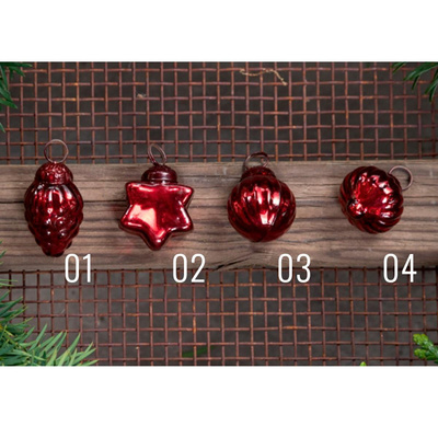 Produktfoto zu Mini Zapfen rot 01