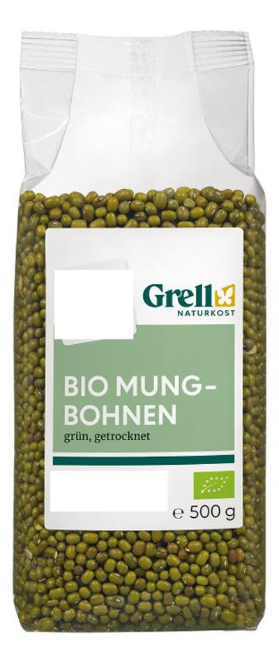 Produktfoto zu Mungbohnen grün getrocknet 500g
