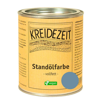 Produktfoto zu Standölfarbe vollfett 0,75l - taubenblau -
