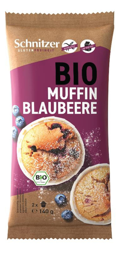 Produktfoto zu Blaubeer Muffin glutenfrei  2x70g