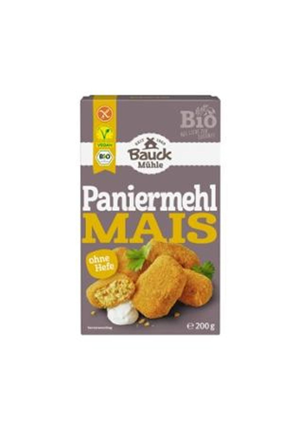 Produktfoto zu Mais-Paniermehl -glutenfrei -200g
