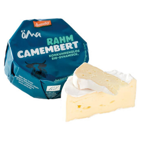Produktfoto zu ÖMA Camembert, 50% Demeter (SB-Stück)