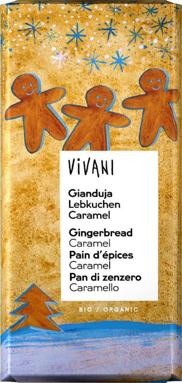 Produktfoto zu Gianduja Lebkuchen Caramel Schokolade