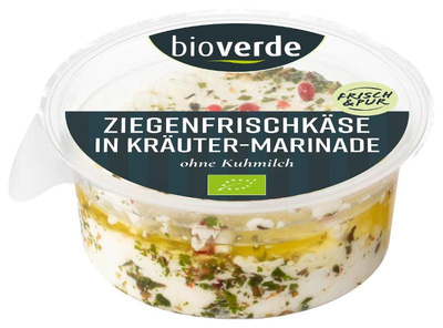 Produktfoto zu Ziegen-Frischkäse in Kräuter-Mar. m.rosa Pfeffer, 100g