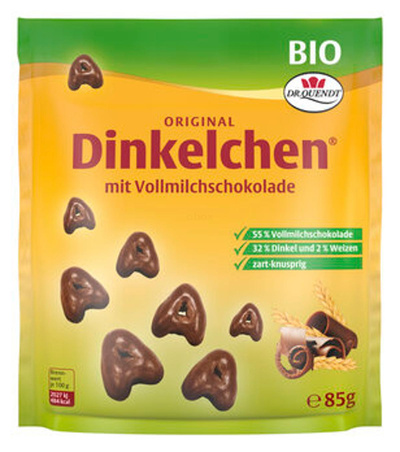 Produktfoto zu Dinkelchen mit Schokolade 32% Dinkelanteil 85g