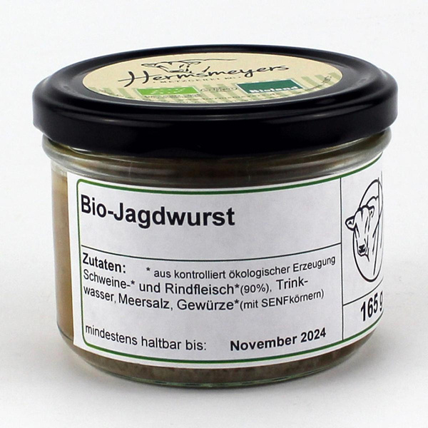 Produktfoto zu Jagdwurst 165g