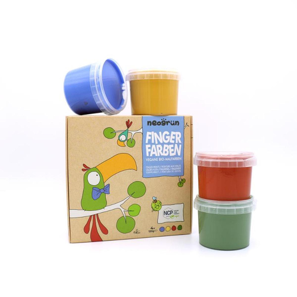Produktfoto zu Fingerfarben Aki, neogrün