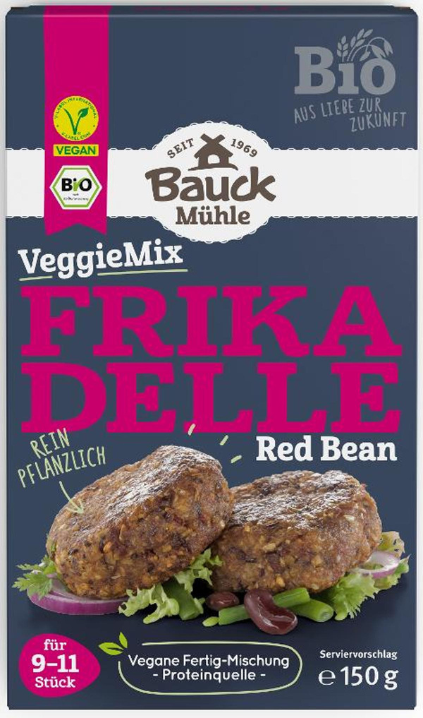 Produktfoto zu VeggieMix Frikadelle - Red Bean, Fertigmischung