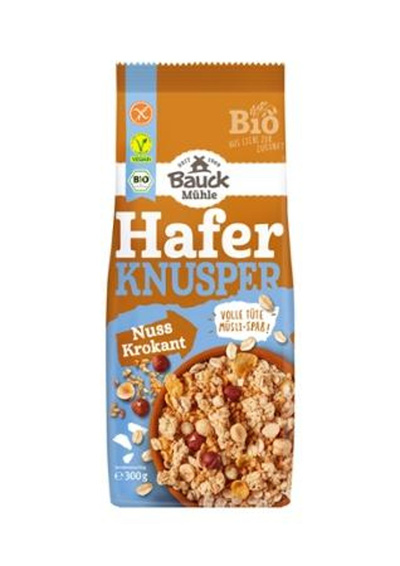 Produktfoto zu Hafer Knusper Müsli Nuss Krokant, glutenfrei