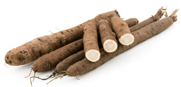 KI generiert: Ein Bündel Schwarzwurzeln liegt auf einer weißen Oberfläche.