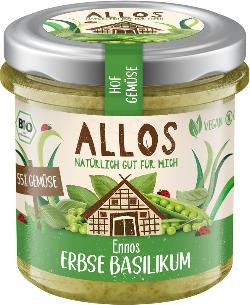 Produktfoto zu Hofgemüse Ennos Erbse Basilikum 135g