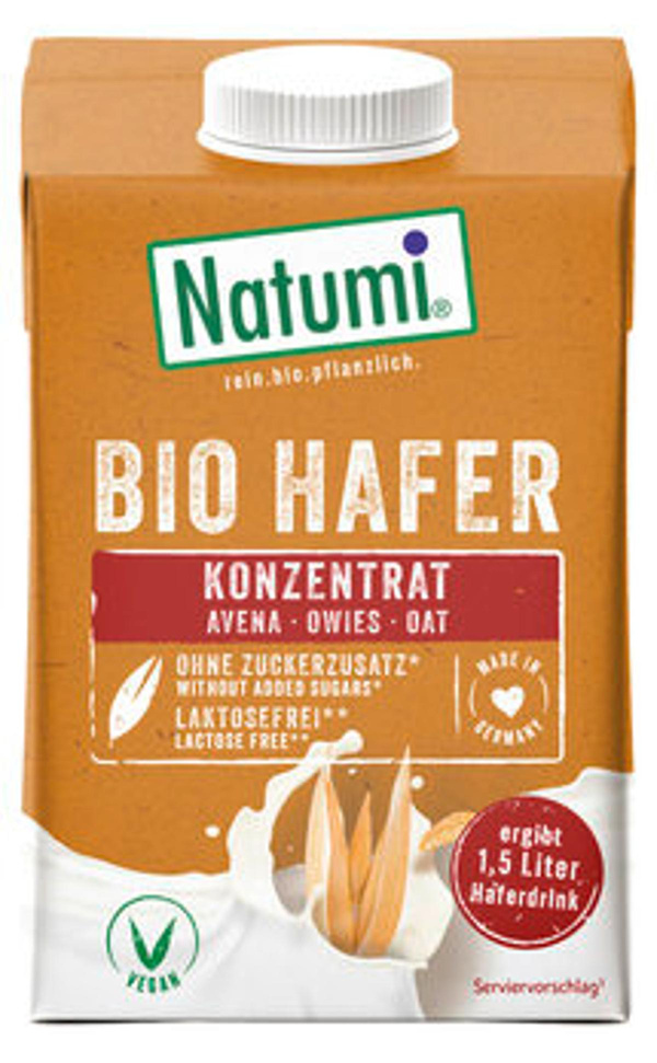Produktfoto zu Haferdrink Konzentrat ohne Zuckerzusatz
